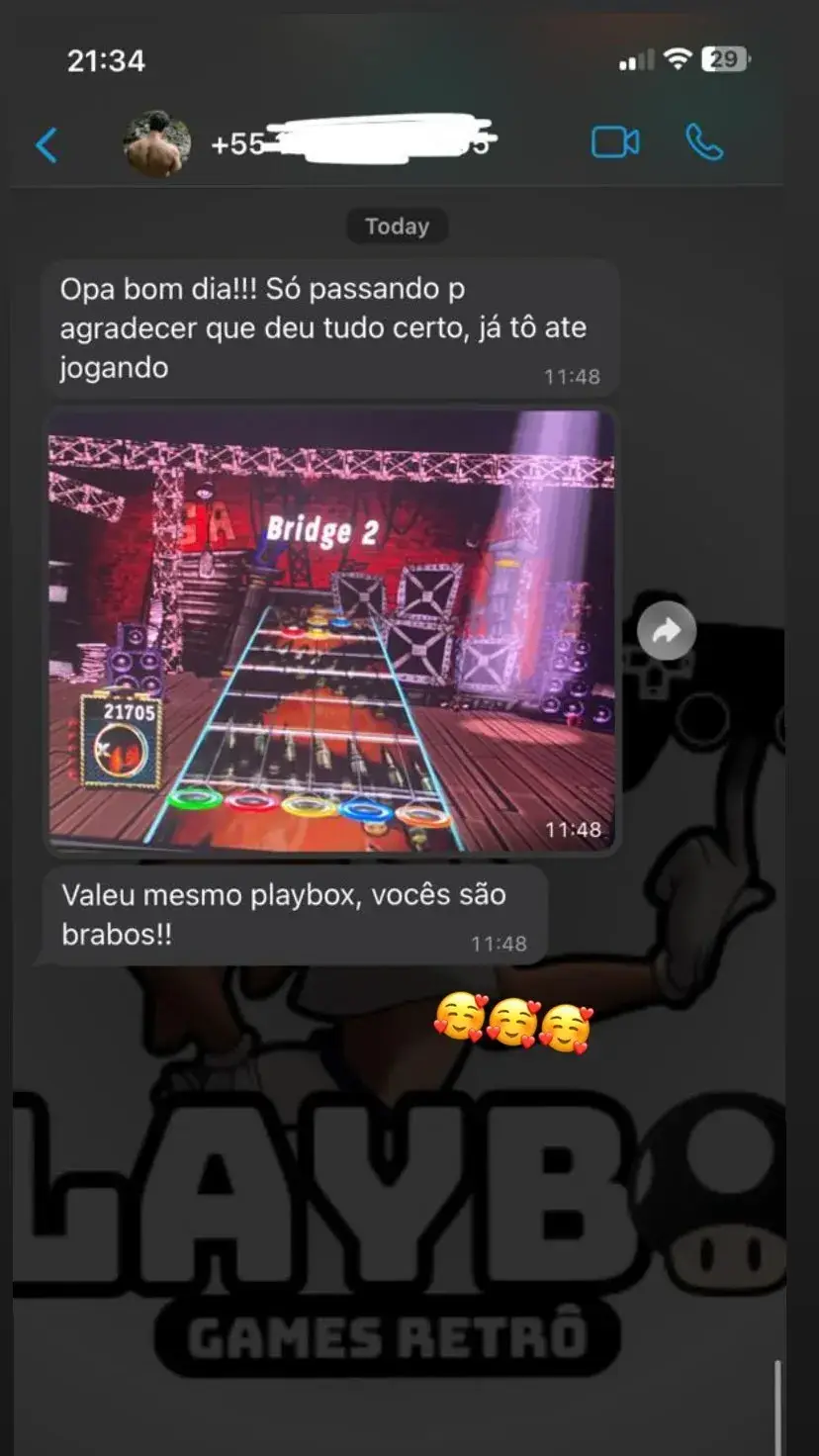 Playbox Oficial | Sua Máquina Do Tempo Gamer 18 Depoimento clientes | Playbox