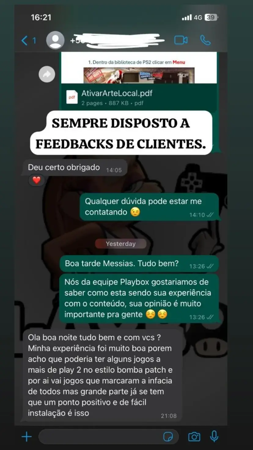 Playbox Oficial | Sua Máquina Do Tempo Gamer 20 Depoimento clientes | Playbox