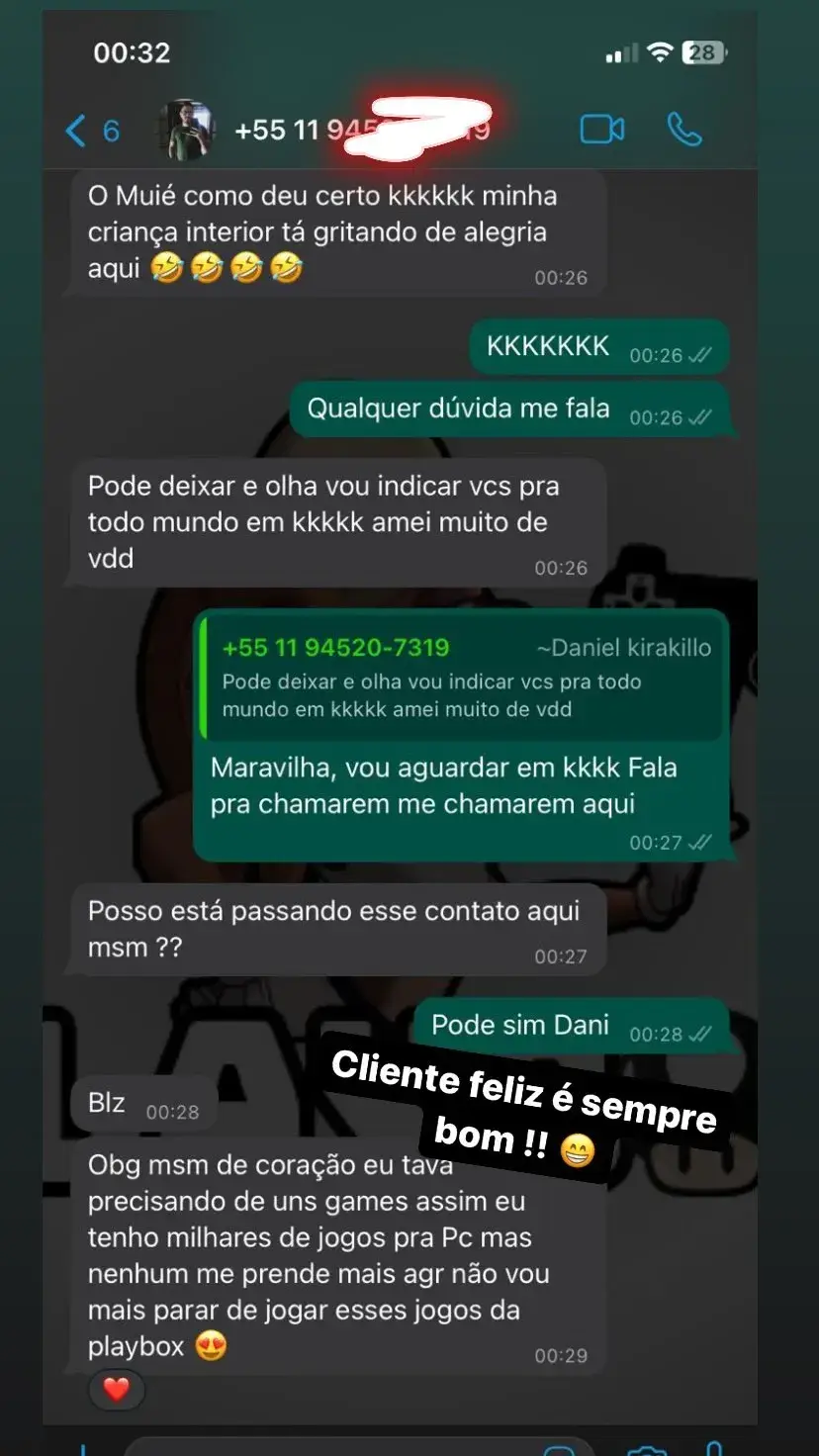 Playbox Oficial | Sua Máquina Do Tempo Gamer 22 Depoimento clientes | Playbox