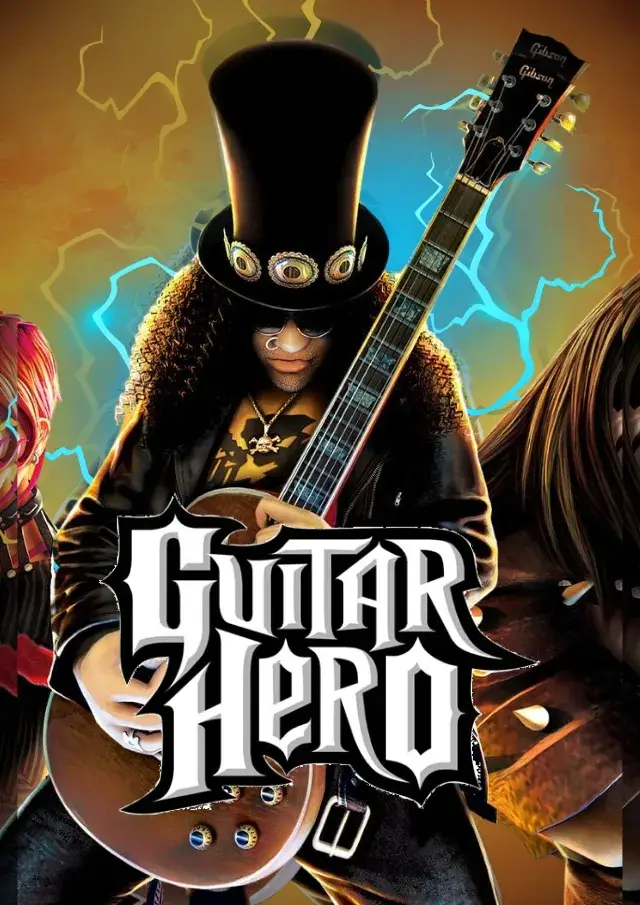 Playbox Oficial | Sua Máquina Do Tempo Gamer 8 Guitar Hero - Jogo musical com guitarra | Playbox